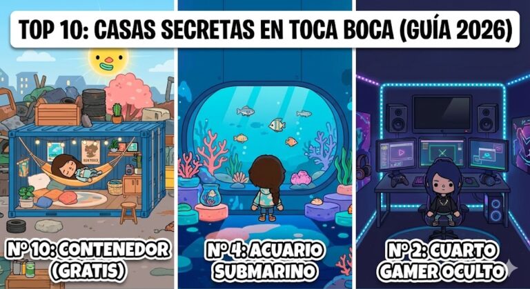 Casas Secretas y Escondites Ocultos en Toca Boca